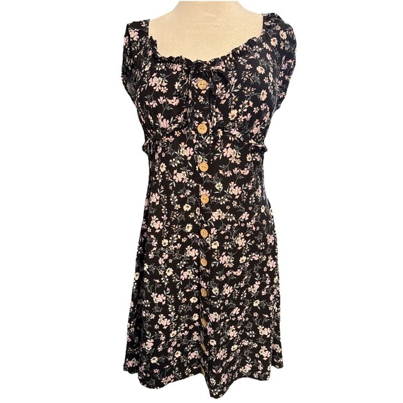 No Boundaries Dresses & Skirts - No Boundaries Mini Dress LG Built-in Bra Coquette Fairy Grunge Cottagecore Y2K